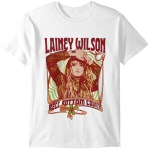 Lainey Wilson Country With A Flare Tour Graphic Tee Music Fan Gift T-Shirt 24